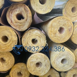 Bông thủy tinh Cách nhiệt dạng ống, Bông thủy tinh định hình có bọc giấy bạc cách nhiệt ống phi 22