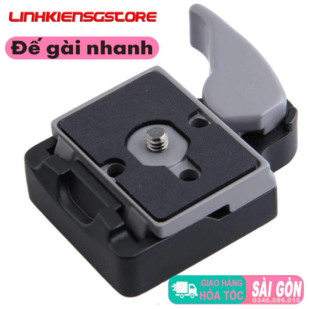 Đế gắn cho chân máy ảnh chuôi ren 1/4 - Đầu gài thay thế cho tripod máy ảnh tiện lợi