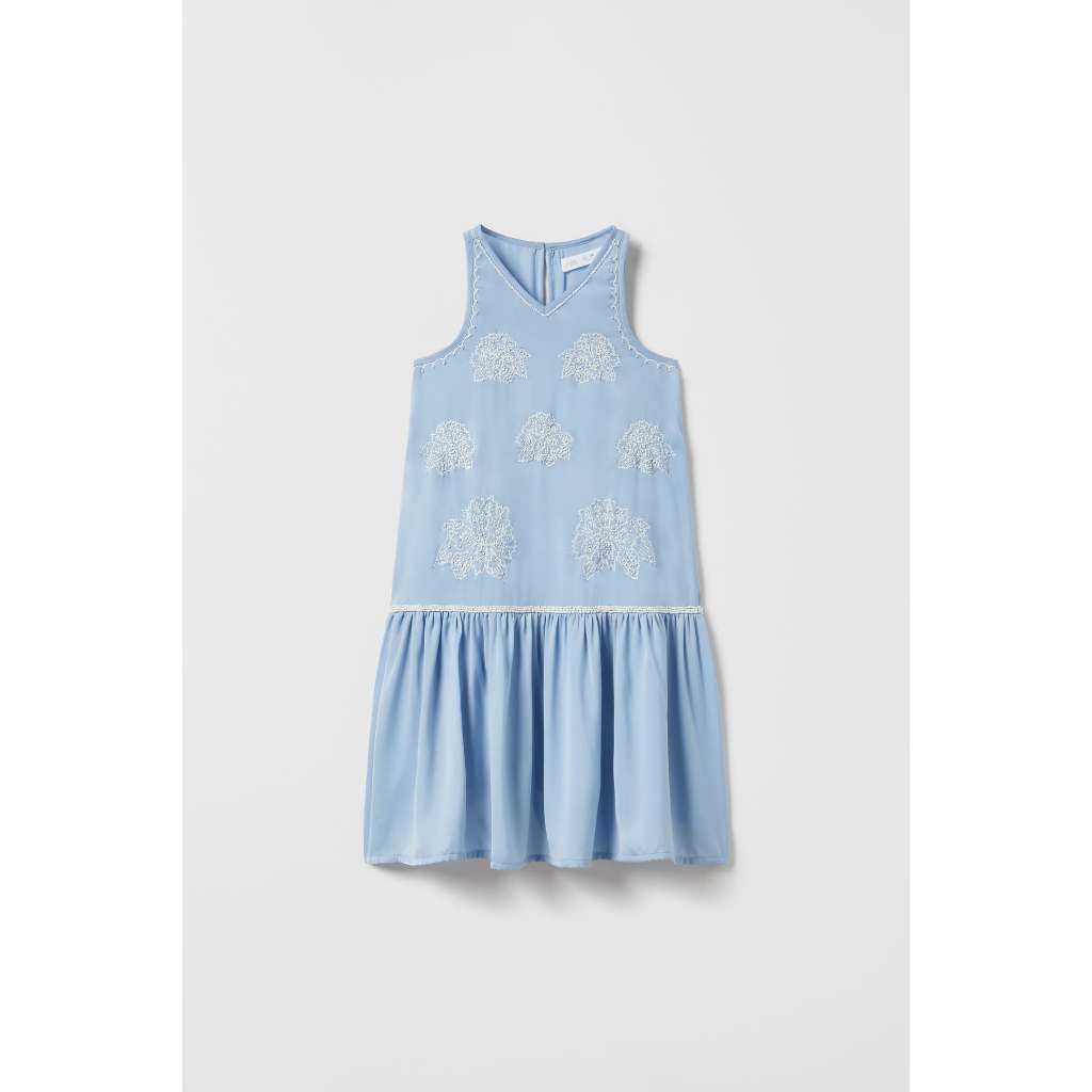 Đầm tiệc Za.Ra đính hột sang đẹp cho bé gái size 11-12Y