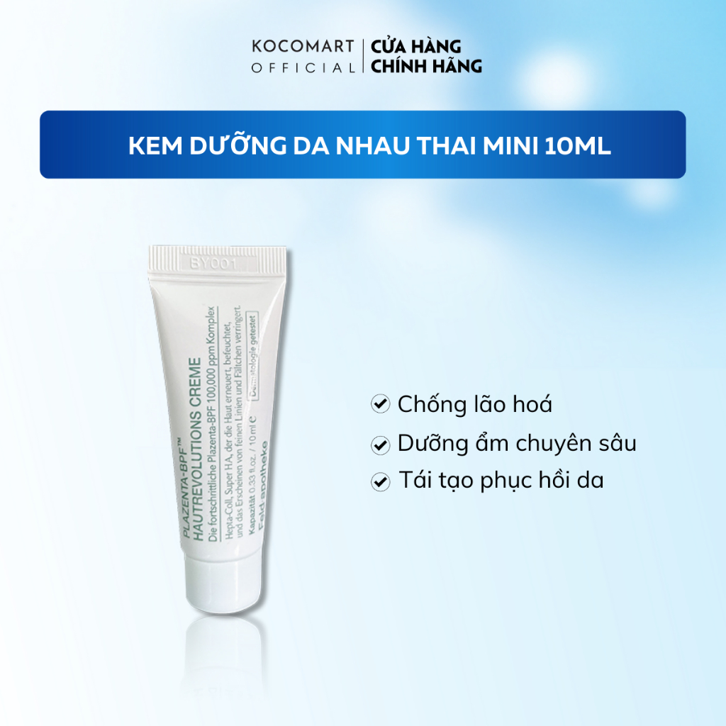 Kem Dưỡng Da Nhau Thai Feld Apotheke Placenta-BPFTM Skin Revolution Cream size mini 10ml