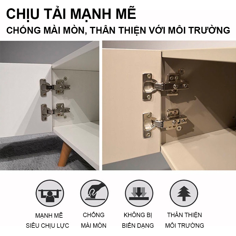 MD HOME Tủ Tivi Kệ Tivi Gỗ MDF cao cấp Chân gỗ Sồi Tủ Tivi Gỗ phong cách hiện đại đơn giản cho phòng cách căn hộ nhỏ
