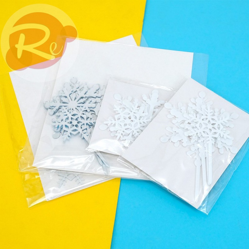 – Bông tuyết  - Trang trí bánh sinh nhật bánh kem