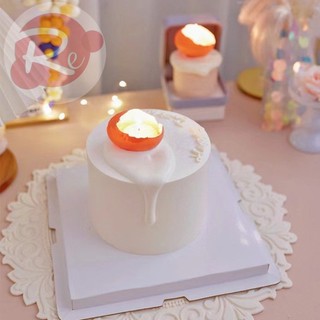 [SIÊU RẺ❤️] – Nến trứng gà - Trang trí bánh sinh nhật bánh kem
