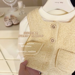 (sẵn110,120)  Set gile dạ QCCC cho bé gái