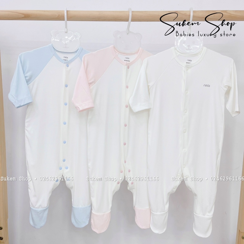 Body Có Tất Newborn Petit Nous 2023 Chất Mềm Mại Cho Bé Sơ Sinh