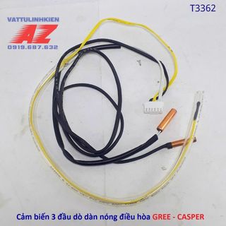 Sensor cảm biến 3 đầu dàn nóng điều hòa gree - casper