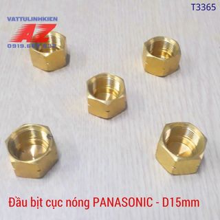 Set 5 đầu bịt khóa cục nóng điều hoà panasonic - d15mm