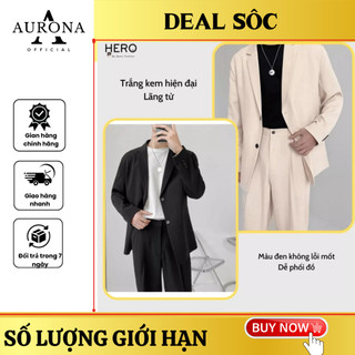 Áo khoác Blazer nam form rộng kiểu dáng Hàn quốc thời trang-BL01
