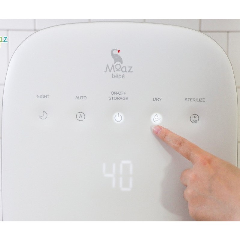Máy tiệt trùng sấy khô UVC ION Moaz BéBé MB072 hàng chính hãng bảo hành 12 tháng