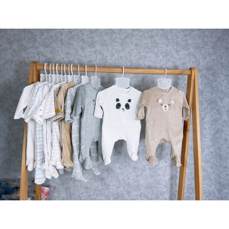 Body liền tất/ Bodysleep nỉ nhung mịn đủ sz sơ sinh-36m