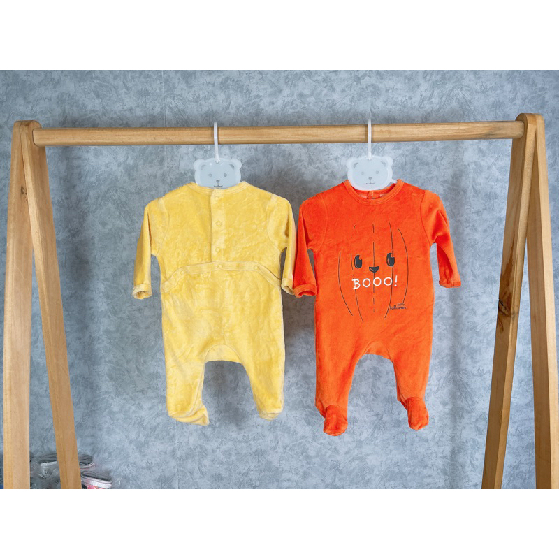 Body liền tất/ Bodysleep nỉ nhung mịn đủ sz sơ sinh-36m