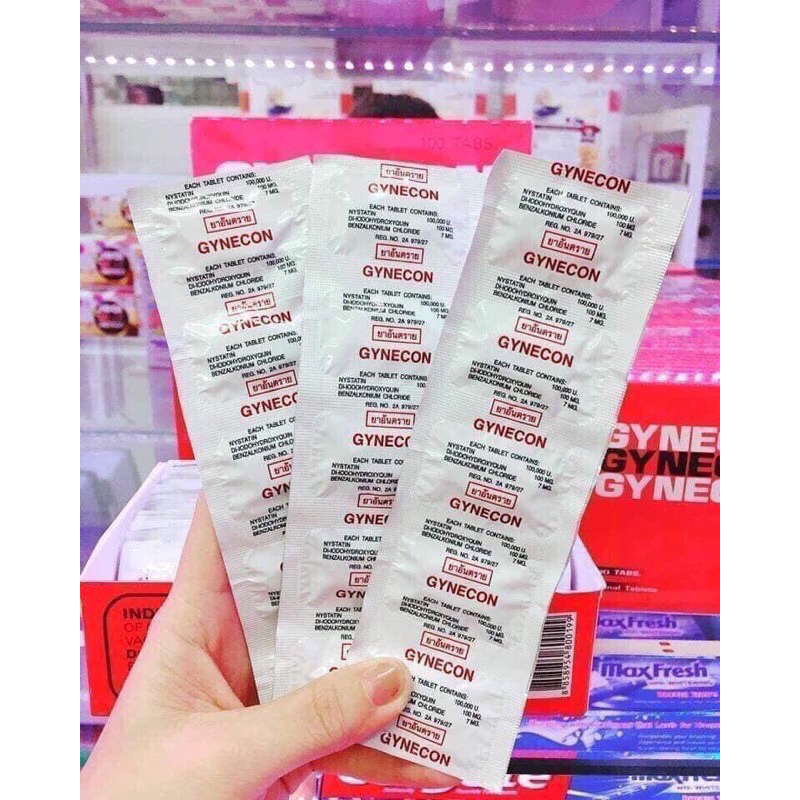 Che tên- phụ khoa Thái Lan 1 vỉ chuẩn Thái Lan