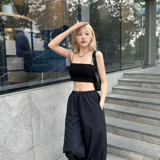 Áo Croptop thun tăm quây ngực không đệm Minihouse
