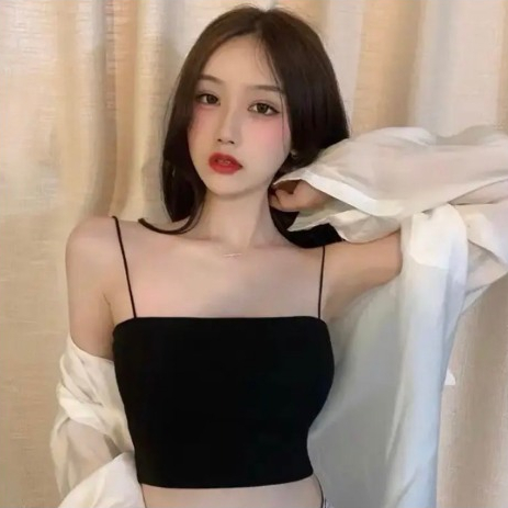 Áo  Croptop thun tăm quây ngực không đệm Minihouse