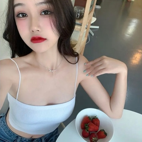Áo  Croptop thun tăm quây ngực không đệm Minihouse