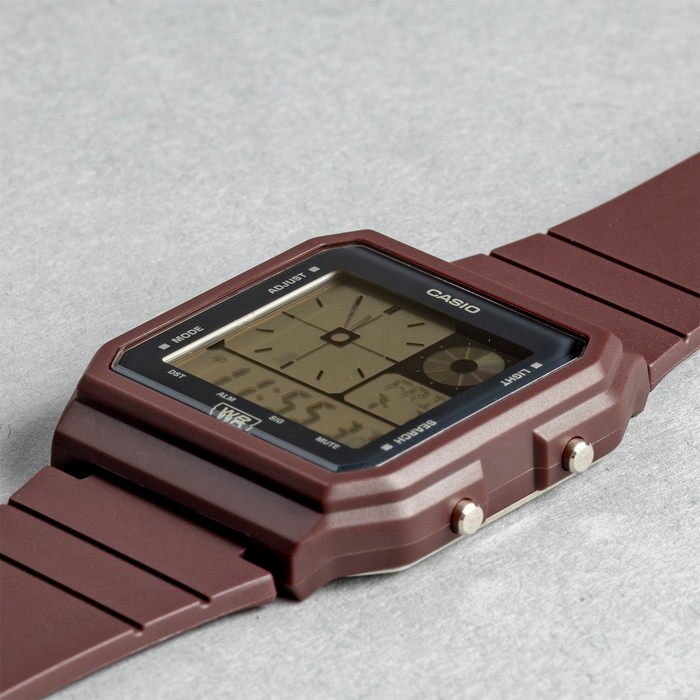 Đồng hồ nữ dây nhựa Casio chính hãng Anh Khuê LF-20W-5ADF