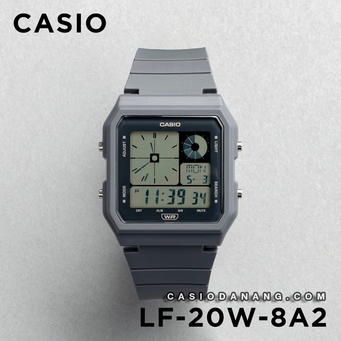 Đồng hồ nữ dây nhựa Casio chính hãng LF-20W-8A2DF (33mm)