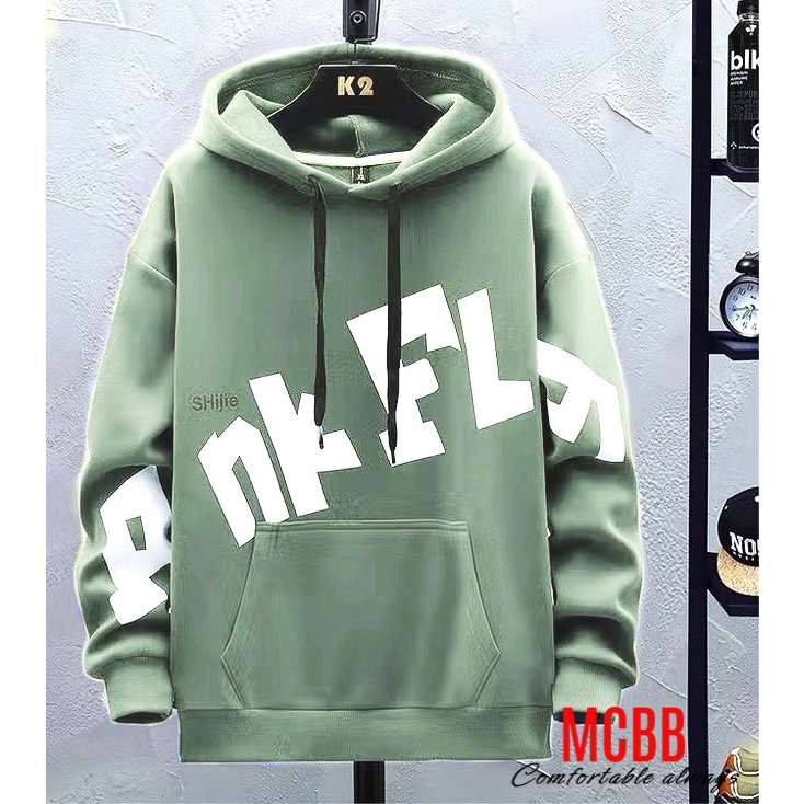 Mcbb 24-49 kg vải dày áo hoodie bé trai bé gái unisex áo thun tay dài cho bé trai áo có nón áo bé trai khoác lạnh gió bộ