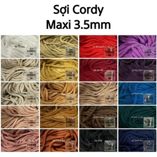 Sợi Cordy Maxi 3.5mm Craftyarn VN (cuộn 330gr)