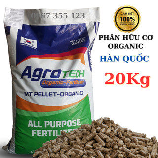 Phân hữu cơ organic fertilizer hàn quốc nhập khẩu nguyên bao 20kg