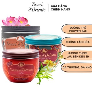 Kem dưỡng thể Hoa Sen Tesori D' Oriente Lotus Flowers nước hoa Italy 300ml