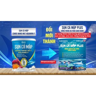 Sữa sụn cá mập Plus bổ sung Canxi Mk7 Aquamin G  giúp tăng cường hấp thu canxi vào xương, giúp xương chắc khỏe(hộp 900g)