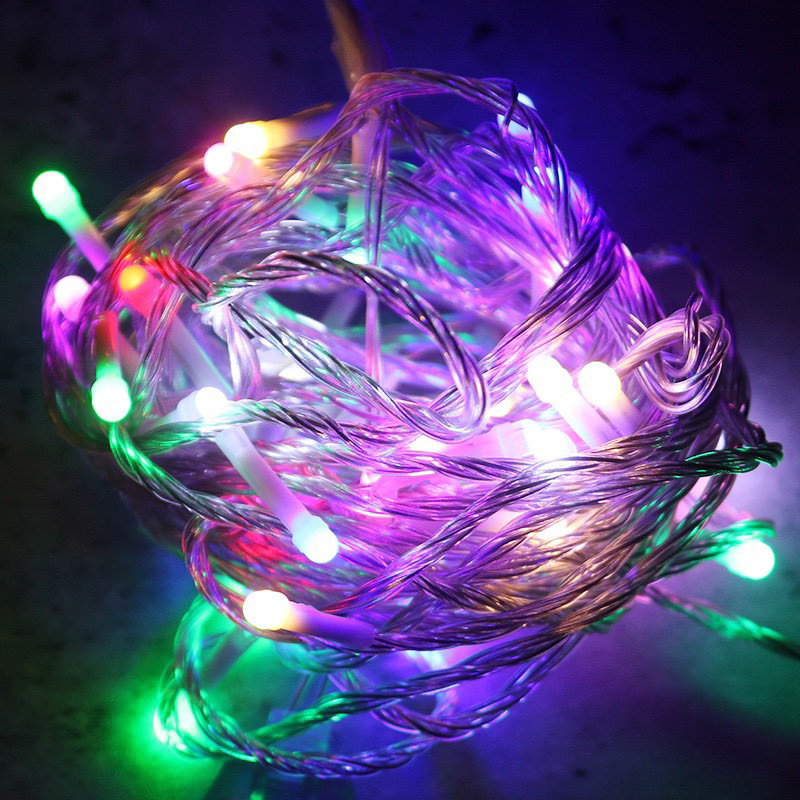 Dây đèn Led 8 chế độ, phích cắm nối trang trí Nole, tết nguyên đán