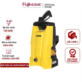 Máy xịt rửa xe mini phun áp lực nước cao áp Lavor SMART120 công suất 1700W tặng kèm phụ kiện