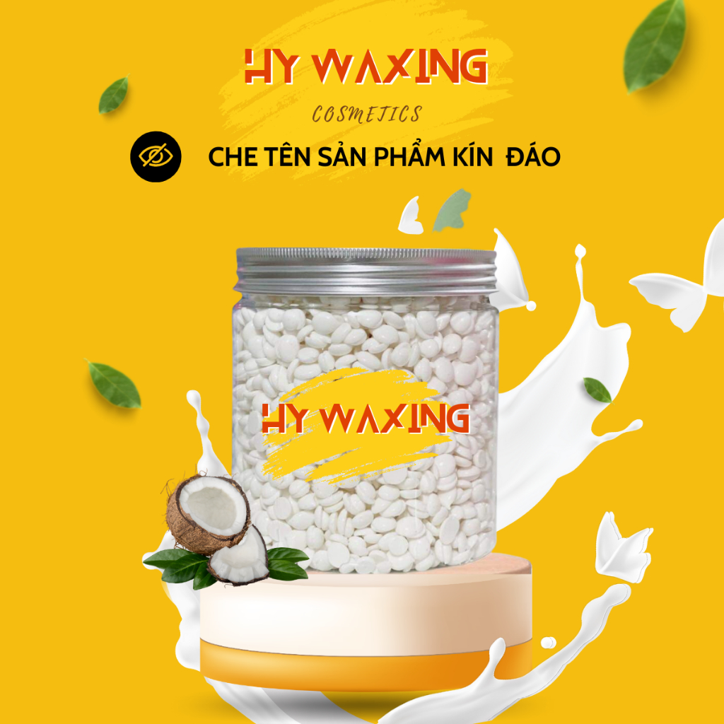 Sáp Wax Lông Sữa Dừa Tiệm HY WAXING Cao Cấp cho Da Nhạy Cảm Siêu Bám Lông 1010