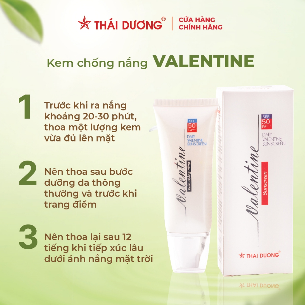 Kem Valentine chống nắng Sao Thái Dương 30g - Sao Thái Dương