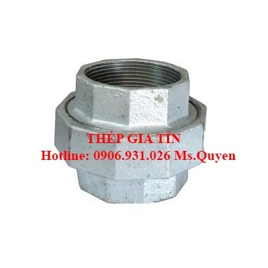 Rắc co ren mạ kẽm DN15 - DN40