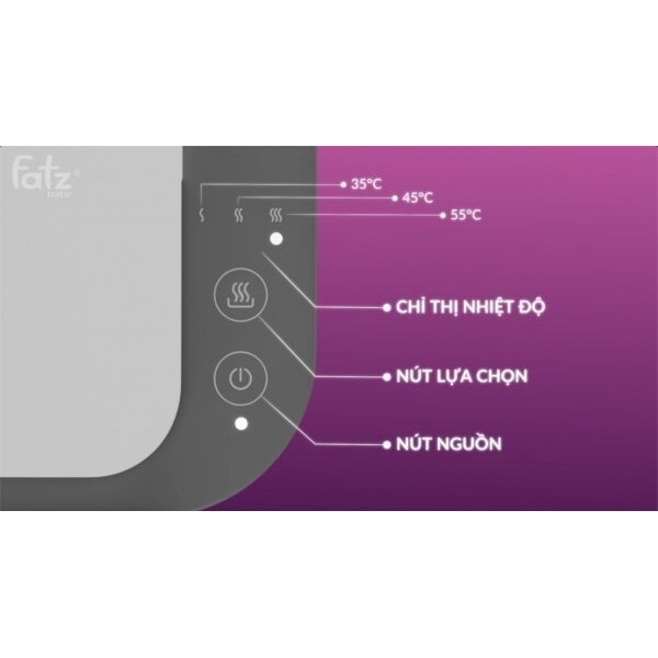 Máy ủ ấm khăn giấy ướt Fatzbaby Warm 1 – FB7200MX