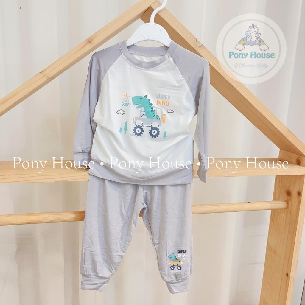 Bộ Quần Áo Dài Tay Dokma Chất Bambo Siêu Mềm Mại Cho Bé Trai Bé Gái Size 6-9M Đến 24-36M