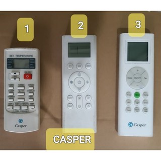 Remote điều khiển điều hòa CASPER bóc máy chính hãng