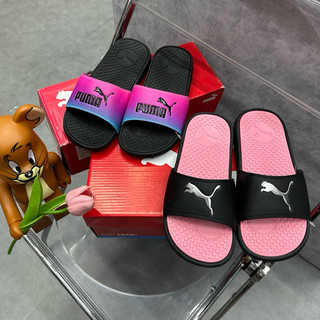Dép puma cool cat ombre * dép puma black pink 371016-18 chính hãng quai ngang full tem tag
