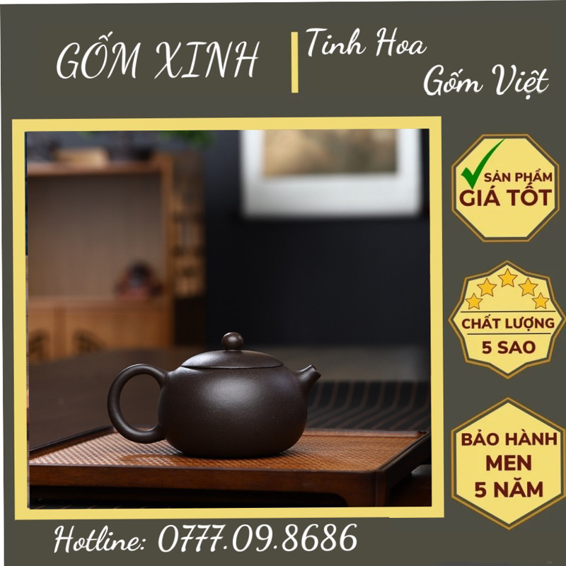 Ấm trà lẻ Nghi Hưng cao cấp, Bộ ấm lẻ Nghi Hưng cao cấp Tử Sa Tây Thi