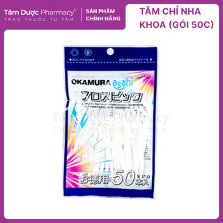 Tăm chỉ kẽ răng Okamura hỗ trợ làm sạch mảng bám thức ăn dư thừa