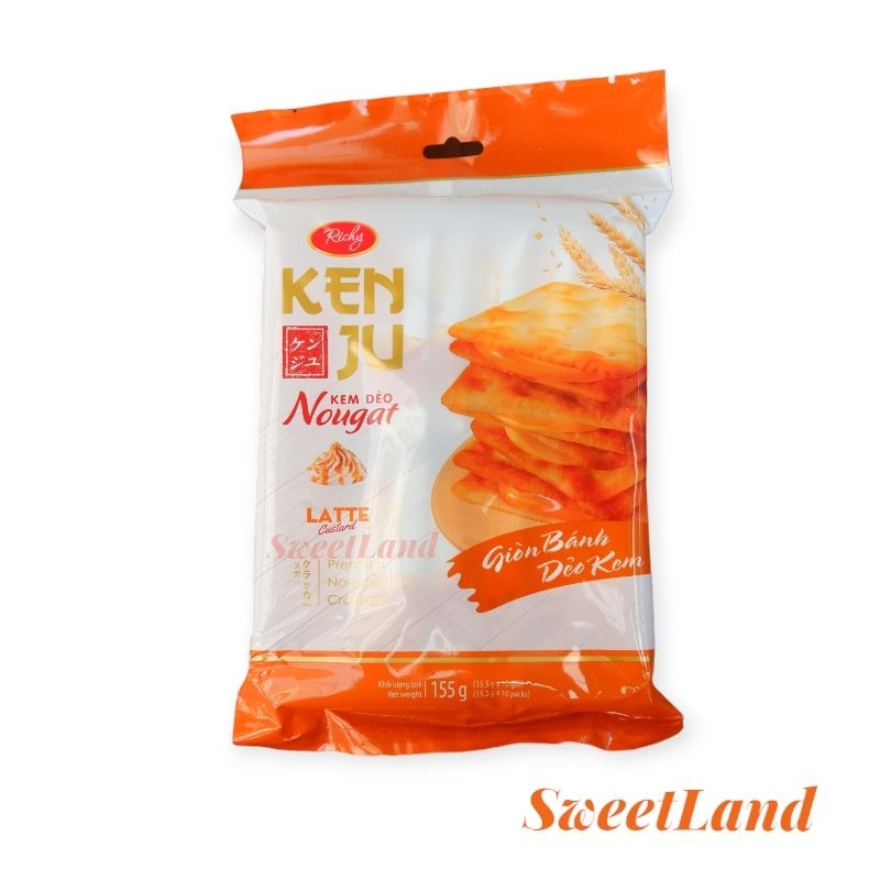 Bánh quy KenJu nhân kem dẻo 186g