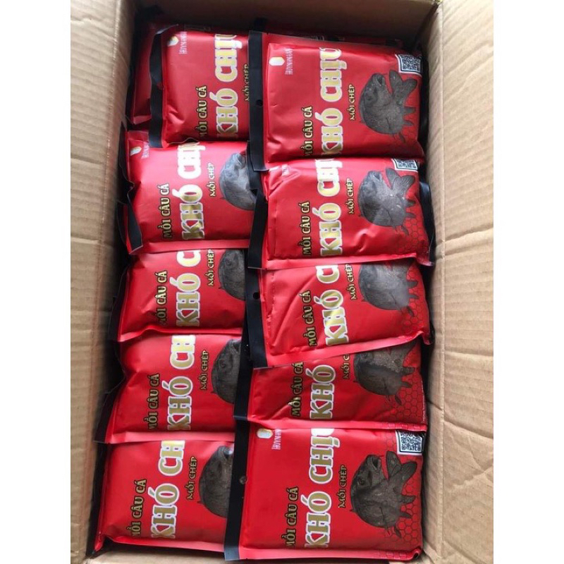 Mồi Câu Cá Khó Chịu Đỏ Chuyên Chép Gói 250g Dùng Câu Sông Hồ Dịch Vụ Các Loại Cá Tự Nhiên, Hàng Chính Hãng