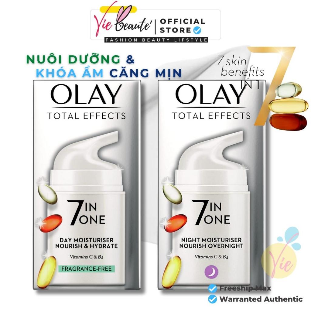 Kem Dưỡng Olay Total Effects 7 In 1 Ngày và Đêm Dưỡng Da, Trắng Da Và Làm Đẹp Da 50ml