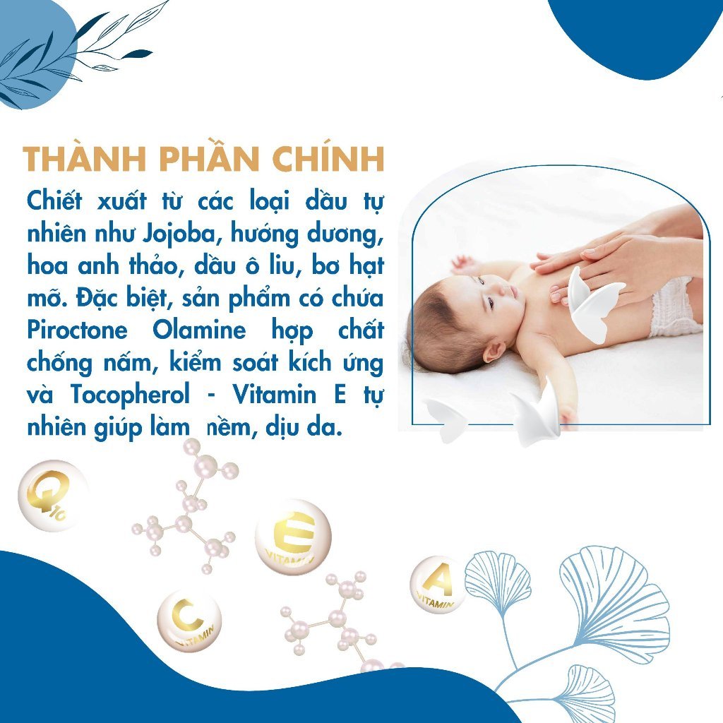 Kem chống hăm tã cho bé sơ sinh từ 0M+ MooGoo tuýp 50g, 120g Baby Nappy Balm - Hàng Úc chính hãng