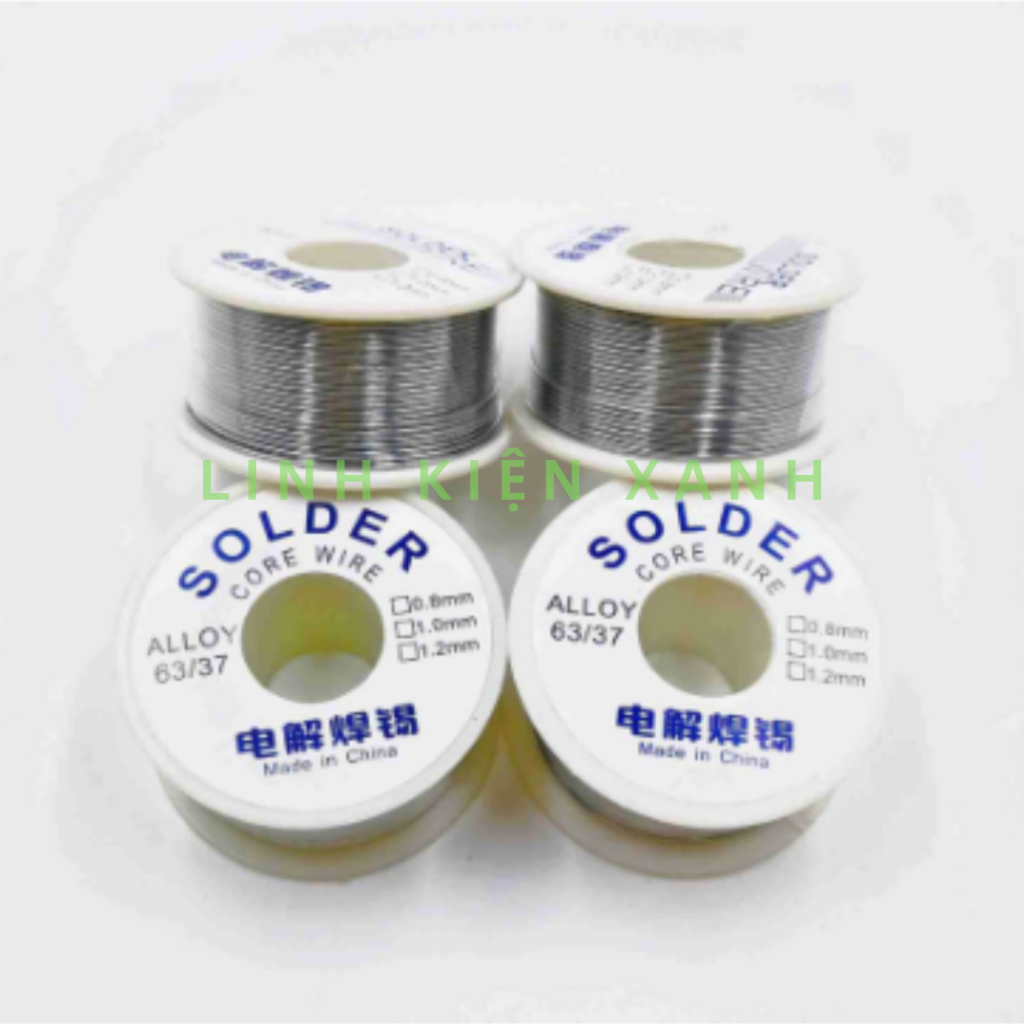 Cuộn thiếc hàn chì cuộn lớn 100g 63/37 siêu bóng siêu dính