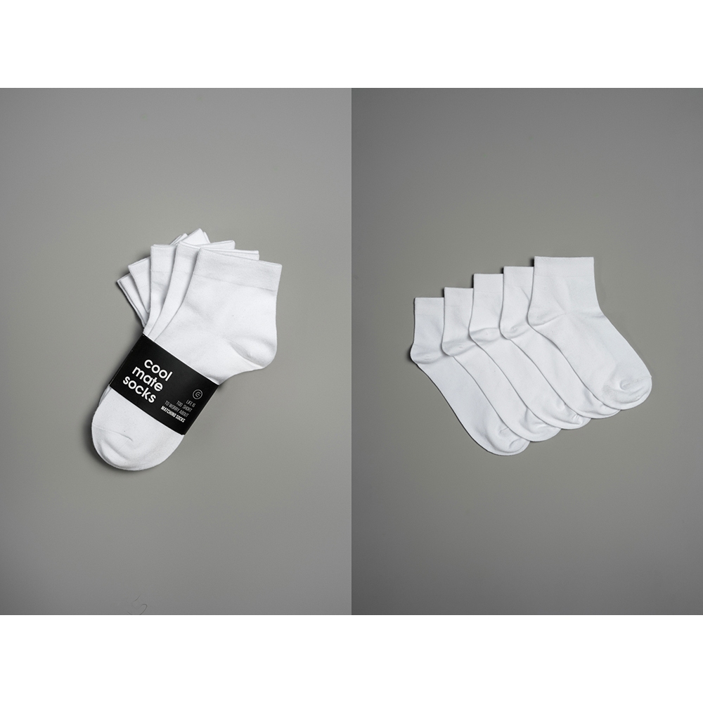 Combo 5 Đôi Tất Vớ Coolmate Basics - Thương hiệu Coolmate