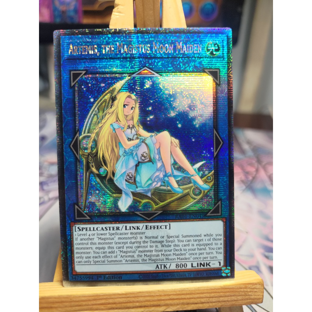 Thẻ bài Artemis, the Magistus Moon Maiden - RA01-EN049 - 25th Ultimate Collector