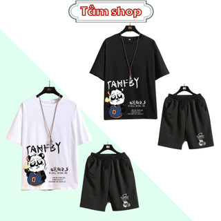 Bộ Thể Thao Nam Cộc Tay Gấu TANFBY - Sét đồ bộ mùa hè Thời Trang Phong Cách Trẻ Trung Cao Cấp BTT043 S0