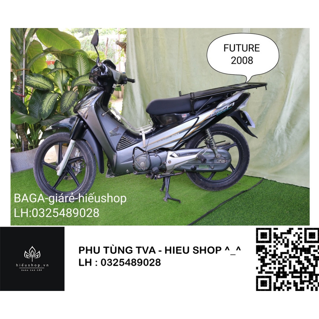 Giá chở hàng – BAGA XE WAVE FUTURE 2008 CAO CẤP. lắp đặt cực nhanh, đơn giản, chắc chắn,đa năng.