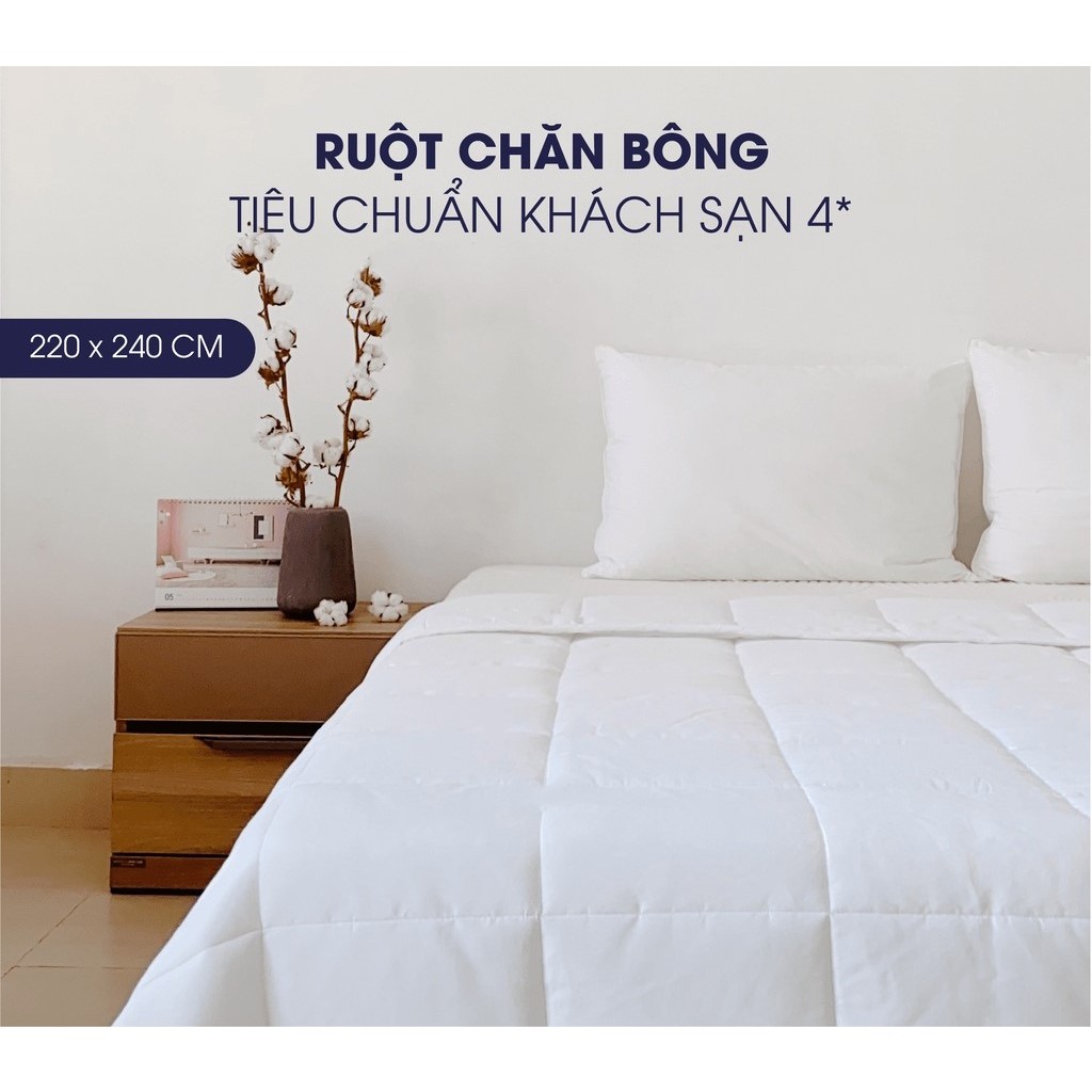 Ruột chăn bông gòn Changmi giữ nhiệt tiêu chuẩn khách sạn 4 sao