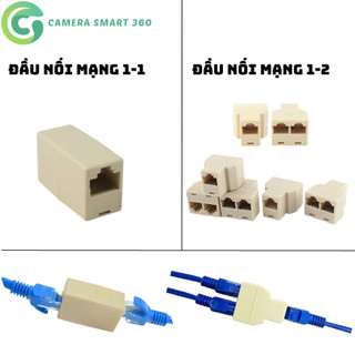 Đầu nối dây mạng LAN, Đầu chia RJ45 1 ra 1 / Cục cắm dây mạng 1 ra 2