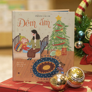 Sách thơ ru cho em - đêm ấm - bìa cứng - sách cho bé trước giờ đi ngủ