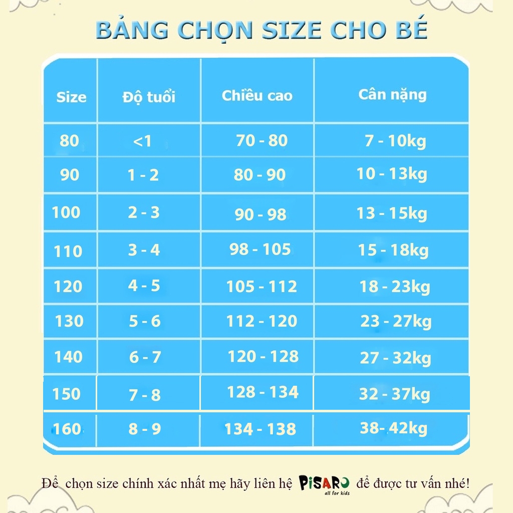 Áo giữ nhiệt họa tiết PISARO kids thu đông dài tay cao cổ cho bé trai bé gái